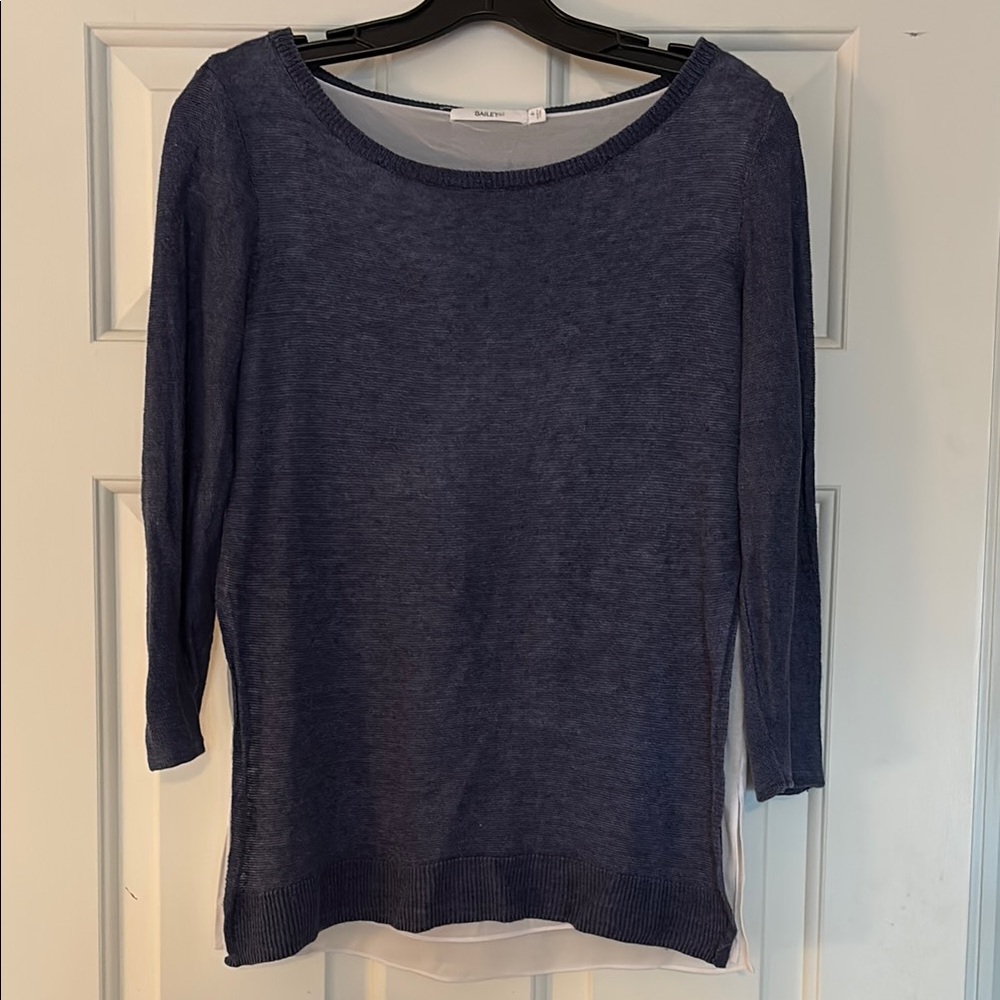 Bailey 44 Navy Blue blouse